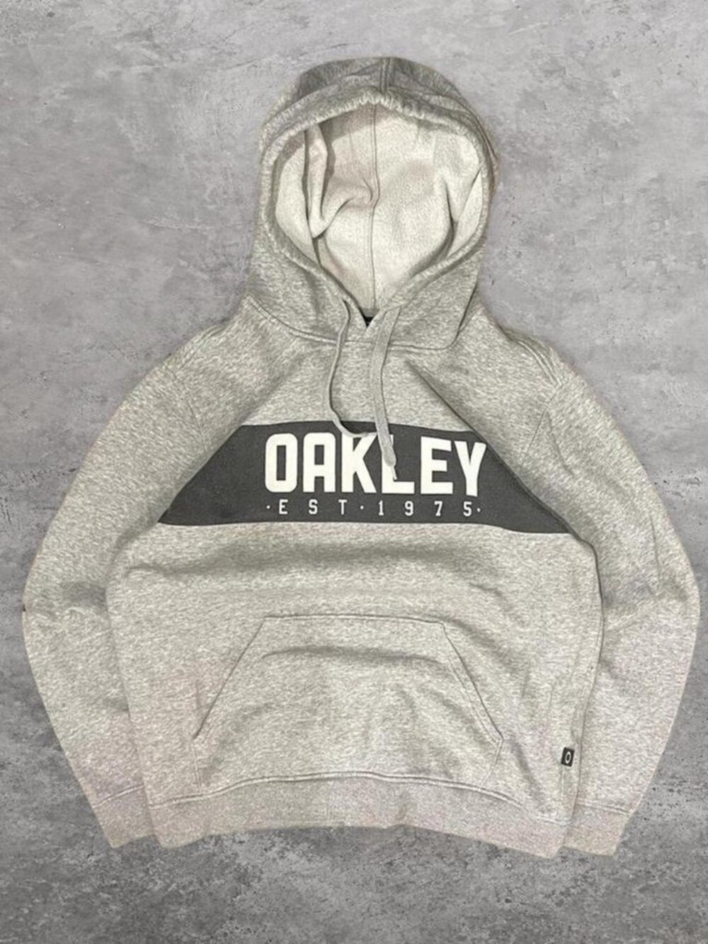 Vintage Oakley hoodie grey Mens XL
